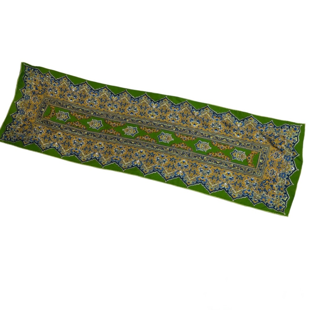 Paisley Green Scarf